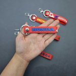 آویز موتور هوندا پرچمی سیلیکونی قرمز - Image 7