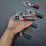 آویز موتور هوندا پرچمی سیلیکونی مشکی - Image 7