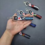 آویز موتور هوندا پرچمی سیلیکونی مشکی - Image 11