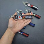 آویز موتور هوندا پرچمی سیلیکونی مشکی - Image 13