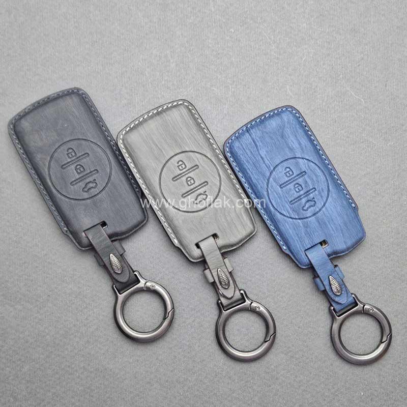 تیگو-7-چرمی-وودی-004 کاور ریموت تیگو 7 - ایکس 22 - ایکس 33 و ایکس 55 پرو طرح چرمی وودی - Image 1