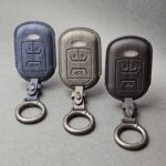 کاور ریموت آریزو و تیگو (ریموت کوچک) طرح چرمی وودی | محافظ لوکس ریموت خودرو