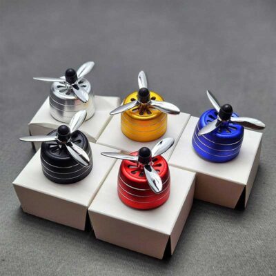 خوشبو کننده ملخی سه پر دریچه کولر ماشین