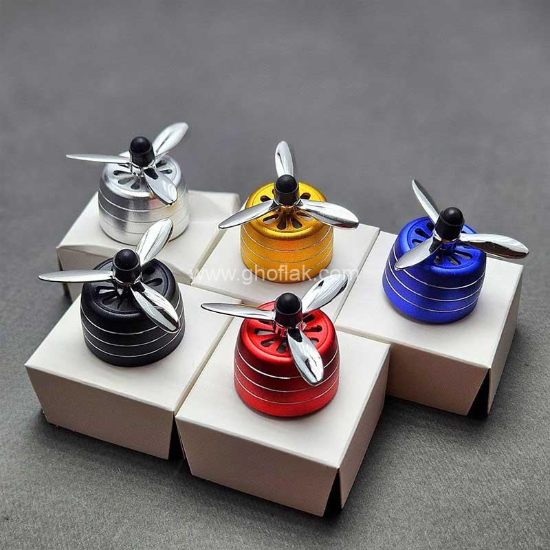 خوشبو-دریچه-ملخی-01 خوشبو کننده ملخی سه پر دریچه کولر ماشین - Image 1