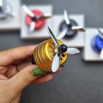 خوشبو کننده ملخی سه پر دریچه کولر ماشین - Image 6