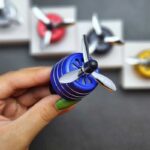 خوشبو کننده ملخی سه پر دریچه کولر ماشین - Image 7