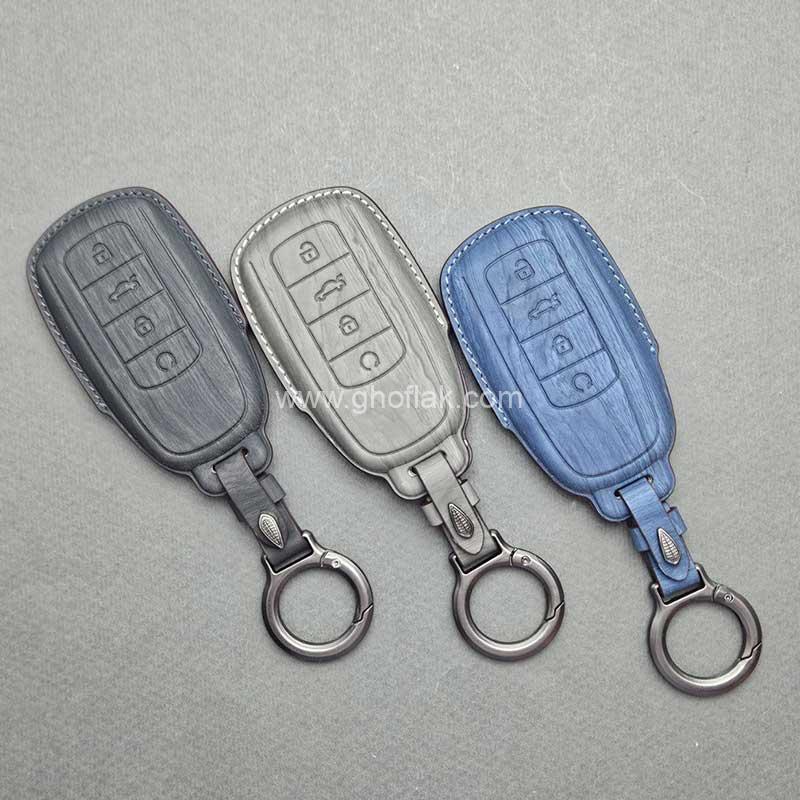 فونیکس-چرمی-وودی-001 کاور ریموت تیگو 8 و فونیکس و لوکانو چرمی وودی - Image 1