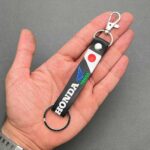 آویز موتور هوندا پرچمی سیلیکونی مشکی - Image 6