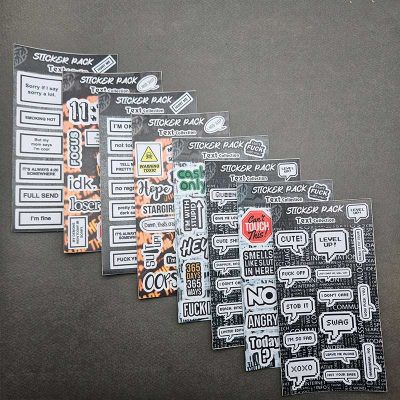 پک استیکر تکست خارجی