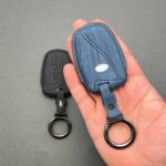 کاور ریموت هیوندایی گرنجور سه دکمه طرح چرمی وودی - Image 3