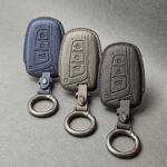 کاور ریموت هیوندایی گرنجور سه دکمه طرح چرمی وودی