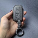 کاور ریموت هیوندایی گرنجور سه دکمه طرح چرمی وودی - Image 5