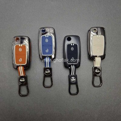 کاور ریموت پژو 405 و پارس کلید تاشو دور فلزی سوشال