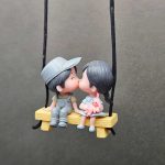 آویز آینه عروسکی عاشقانه