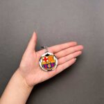 سرکلیدی اسپینر دار طرح بارسلونا