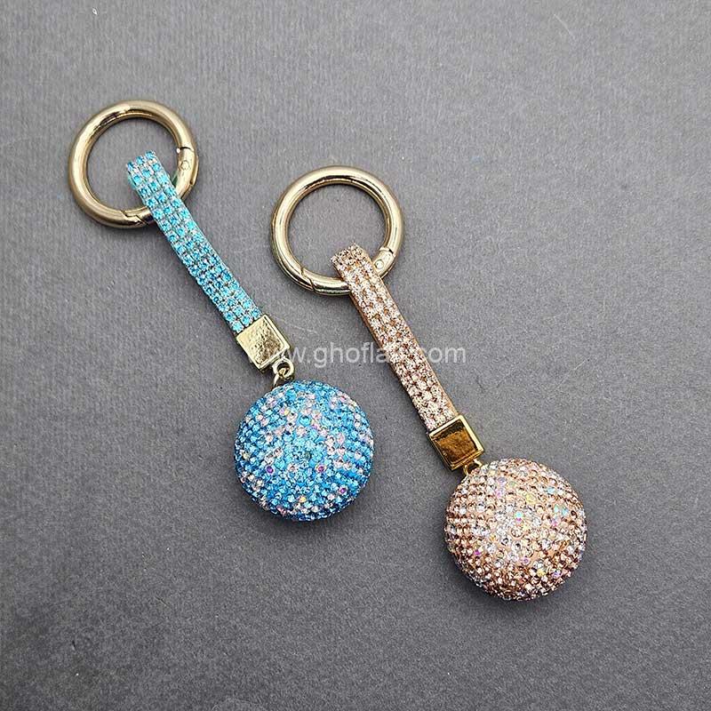 سرکلیدی-فول-نگین-طرح-توپ-01 سرکلیدی فول نگین طرح توپ - Image 1