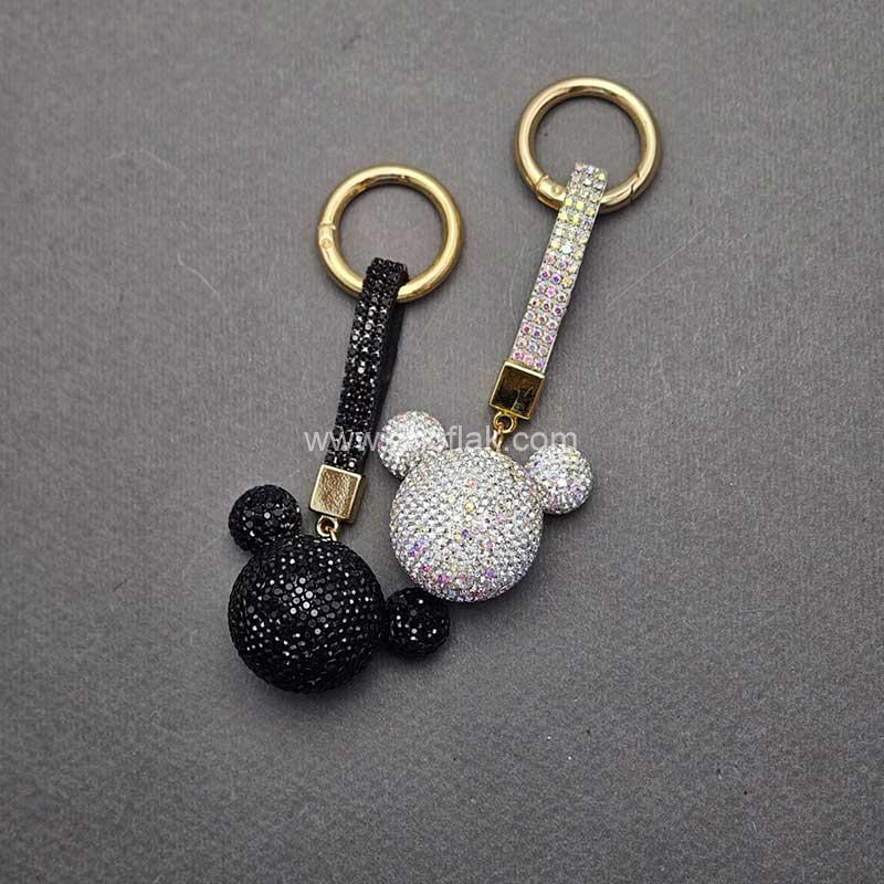 سرکلیدی-فول-نگین-میکی-موس-001 سرکلیدی فول نگین طرح میکی موس - Image 1