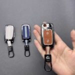 کاور ریموت پژو 405 و پارس کلید تاشو دور فلزی سوشال