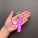 سرکلیدی کرومی سیلیکونی کارتونی - Image 3