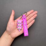 سرکلیدی کرومی سه تایی سیلیکونی کارتونی