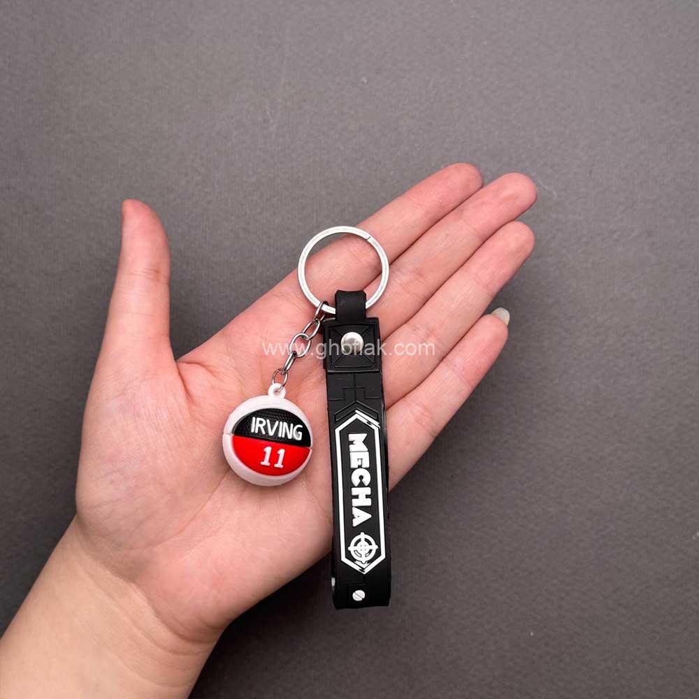 سک6 سرکلیدی توپ بسکتبال سیلیکونی کارتونی - Image 1