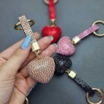 سرکلیدی فول نگین طرح قلب - Image 7