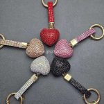 سرکلیدی فول نگین طرح قلب