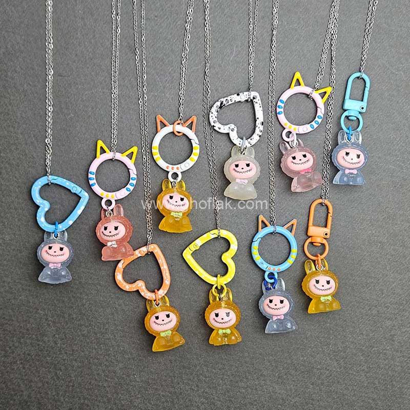 لبوبو-001 آویز عروسکی لبوبو شب تاب - Image 1