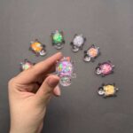 عروسک شب تاب لاکپشت پولک دار - Image 3