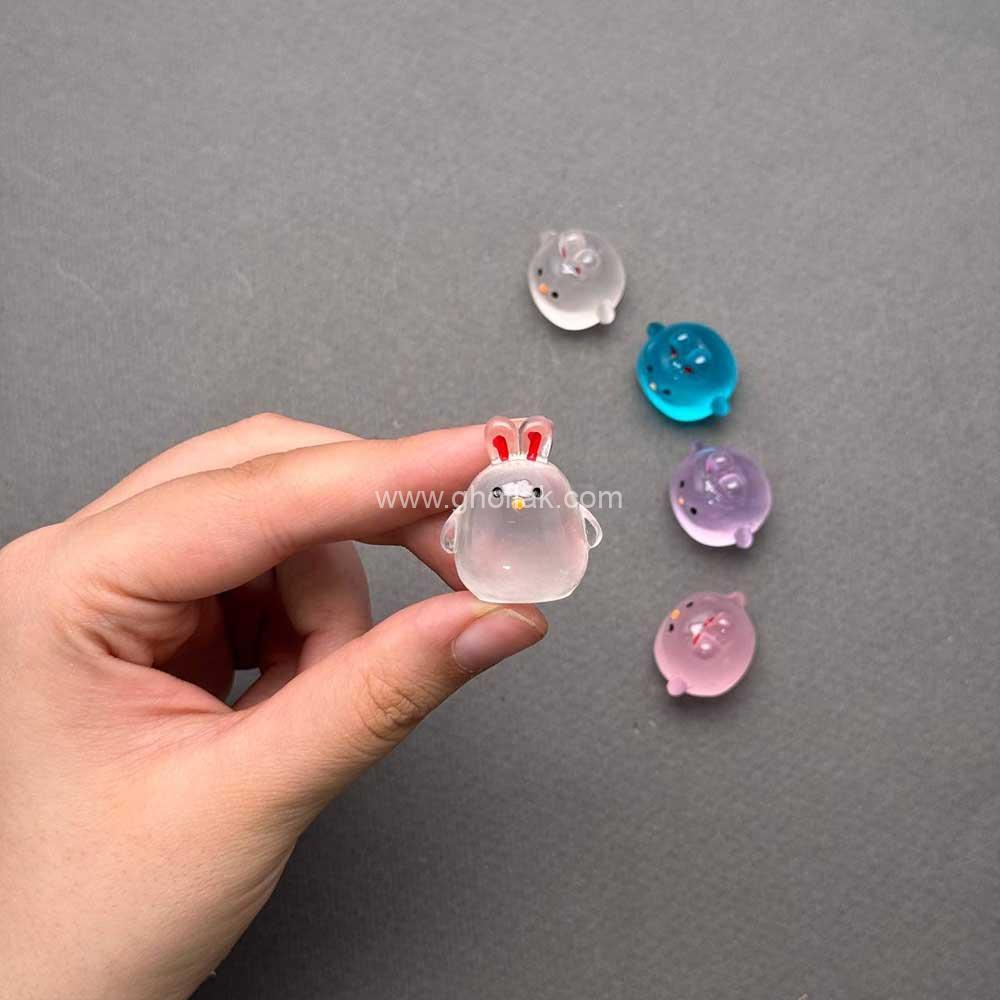 مخ4 عروسک شب تاب مرغ خرگوشی - Image 1