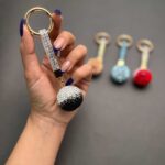 سرکلیدی فول نگین طرح توپ - Image 4