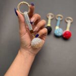 سرکلیدی فول نگین طرح توپ - Image 5