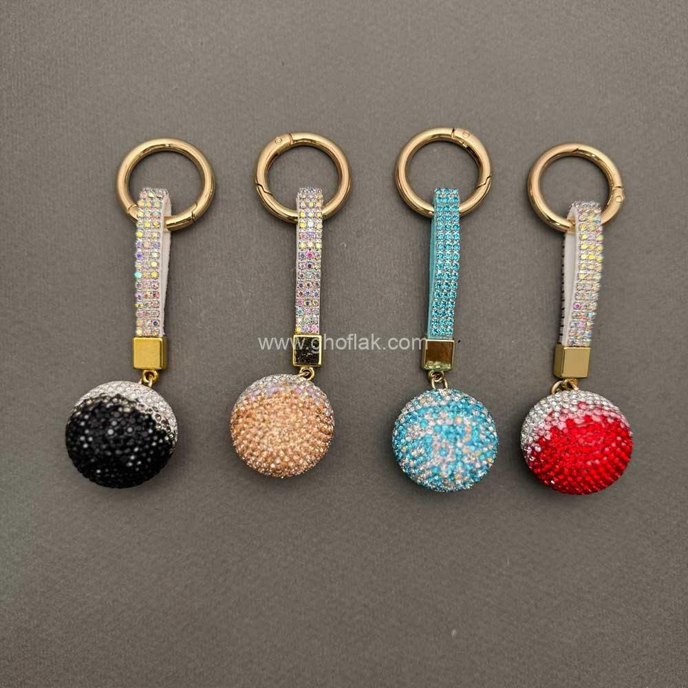 نب5 سرکلیدی فول نگین طرح توپ - Image 1