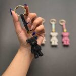 سرکلیدی فول نگین طرح تدی ایستاده - Image 2