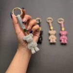 سرکلیدی فول نگین طرح تدی ایستاده - Image 4