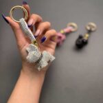 سرکلیدی فول نگین طرح سگ - Image 2