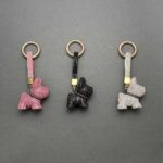 سرکلیدی فول نگین طرح سگ