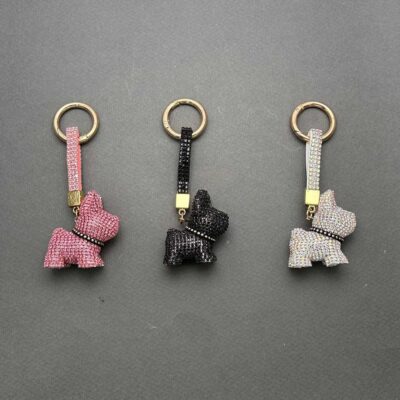 سرکلیدی فول نگین طرح سگ