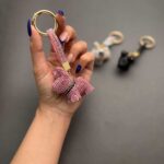 سرکلیدی فول نگین طرح سگ - Image 4