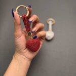 سرکلیدی فول نگین طرح قلب - Image 2