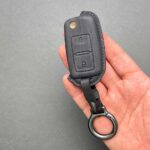 کاور ریموت پژو 405 و پارس تاشو دو دکمه چرمی وودی | محافظ لوکس و بادوام - Image 4