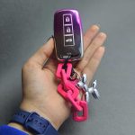 کاور ریموت هایما اس 5 و اس 7 طرح پینک با بند ست فانتزی - Image 3