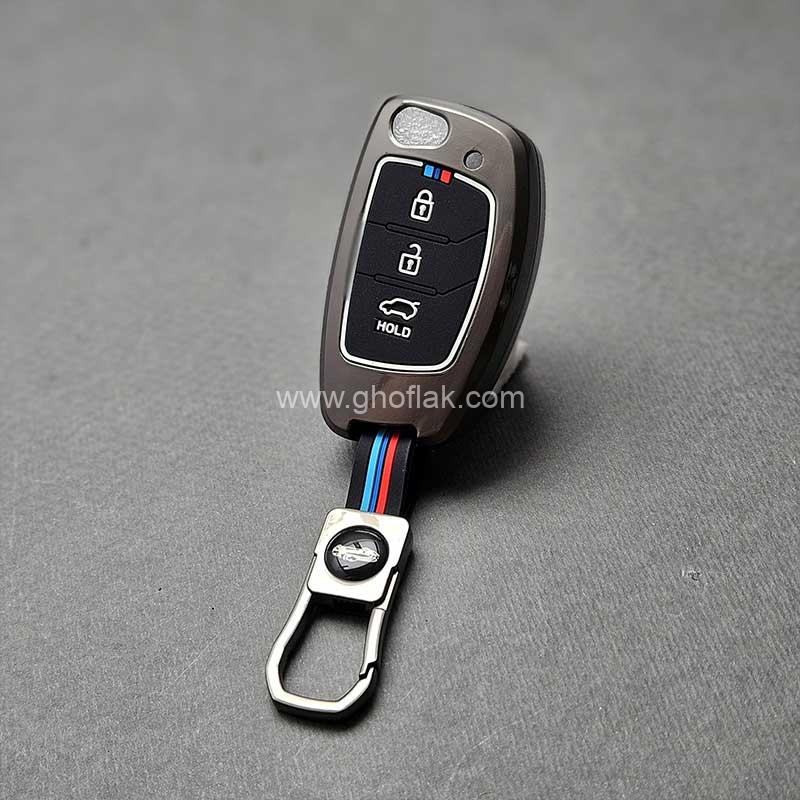 کاور ریموت هیوندایی توسان کلید تاشو فلزی