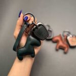 کاور ریموت پژو 206 - 207 - رانا و پارس مدل بالا دور فلزی وسط چرم با بند فانتزی - Image 4