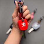 کاور ریموت پژو 206 و 207 و رانا و پارس مدل 96 با بند فانتزی چرم اشبالت - Image 4