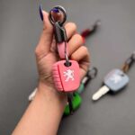 کاور ریموت پژو 206 و 207 و رانا و پارس مدل 96 با بند فانتزی چرم اشبالت - Image 3