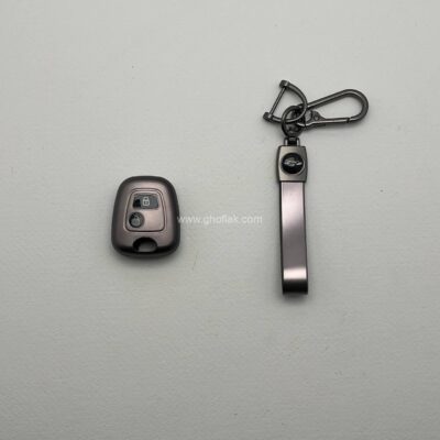 کاور ریموت پژو 206 و 207 و رانا و پارس مدل 96 به بالا طرح متالیک با بند ست