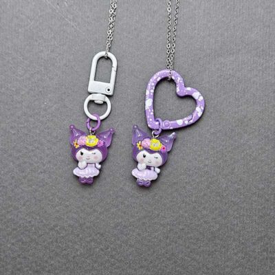 آویز زنجیری کرومی شب تاب