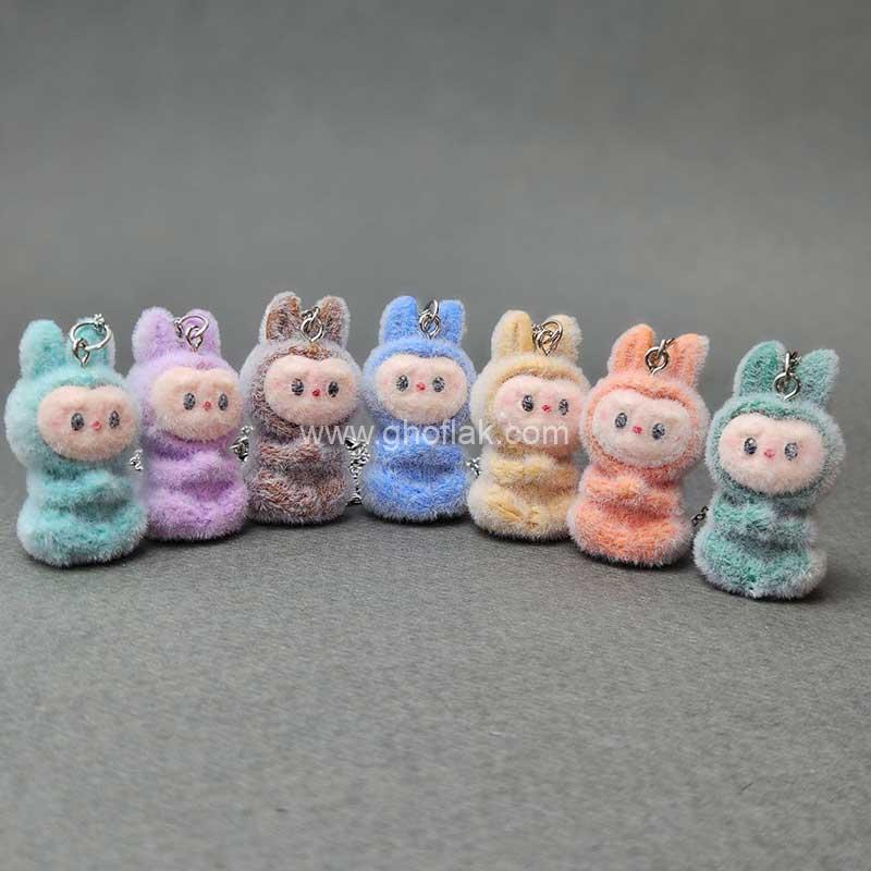 آویز-عروسکی-لبوبو-مخملی-002 آویز عروسکی لبوبو مخملی - Image 1