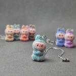 آویز عروسکی لبوبو مخملی - Image 9